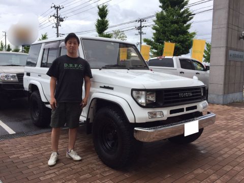 ランドクルーザー　ランクル　７８プラド　プラド　納車　フレックスドリーム　flexdream